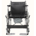 manual wheelchair with bedpan and backrest for sale